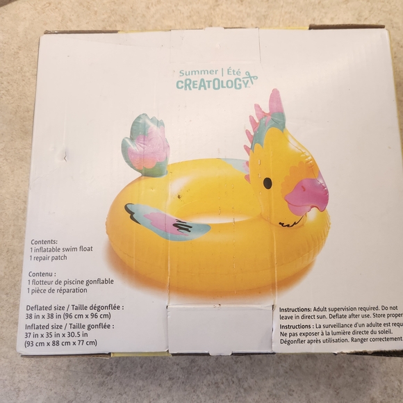 Yellow Duck Pool Float - Picture 2 of 3